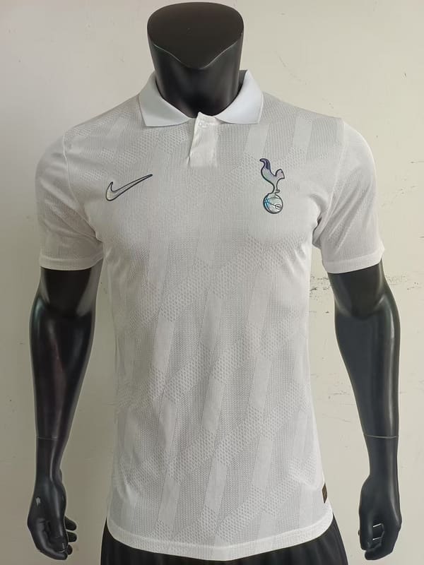 Tottenham Hotspur 2025/26 White Polo Jersey – Player version