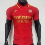 Arsenal 25/26 Polo Red Kit – Player Version