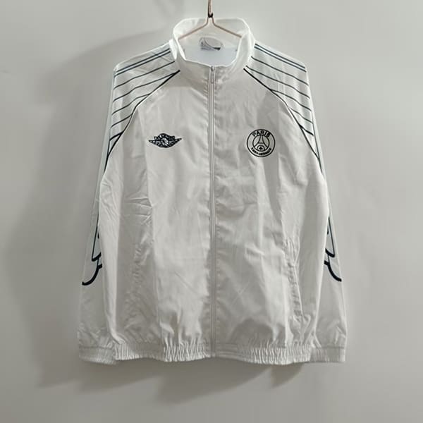 PSG 2025/26 White Windbreaker