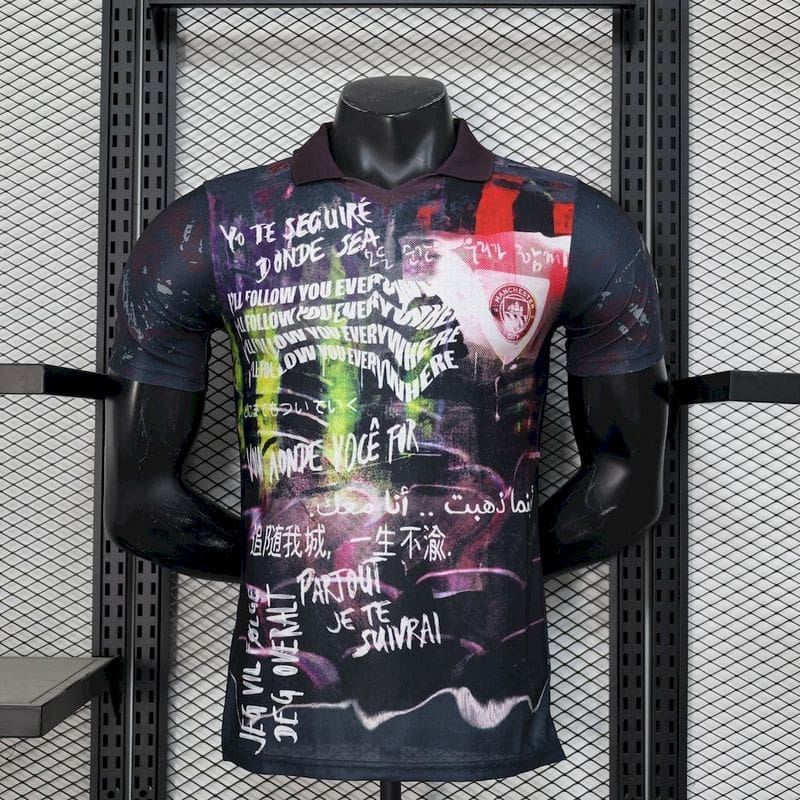 Manchester City 25/26 Special Black Kit – Player Version