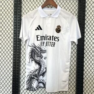 Real Madrid Dragon Special white Kit – Fan Version