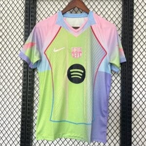 FC Barcelona Pink and Green Kit -Fan Version