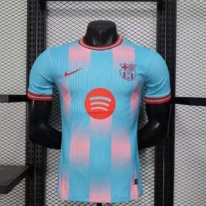 FC Barcelona Blue and Pink 25/26 Kit – Player version