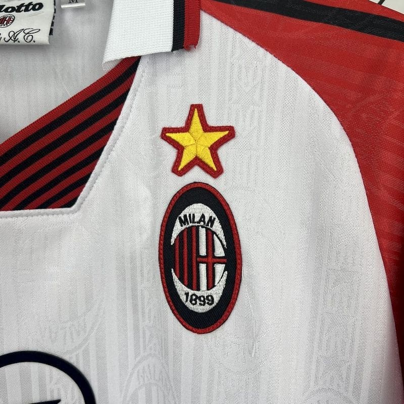 Ac Milan 25/26 Away Retro Kit – Fan Version - Image 4