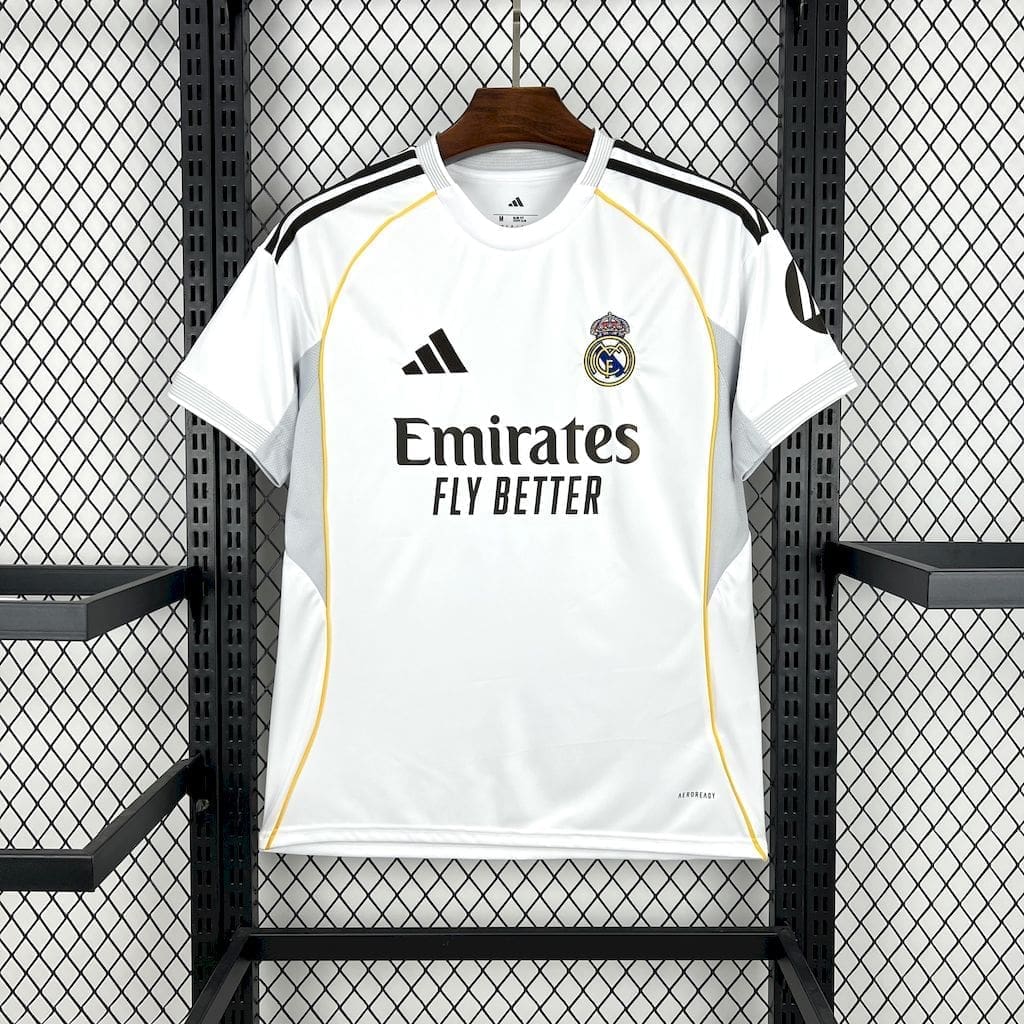 Real Madrid Home Kit 25/26 – Fan version