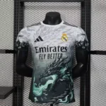 Real Madrid 25/26 Black Dragon Kit – Player version