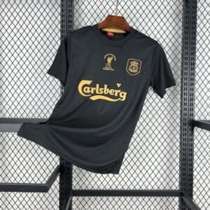 Liverpool 2025/26 Black Special Edition Retro Kit – Fan version