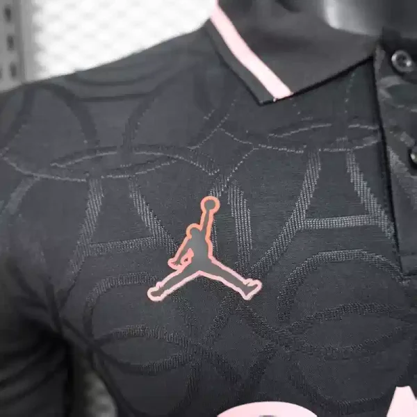 PSG Polo Black & pink Kit – Player Version - Image 3