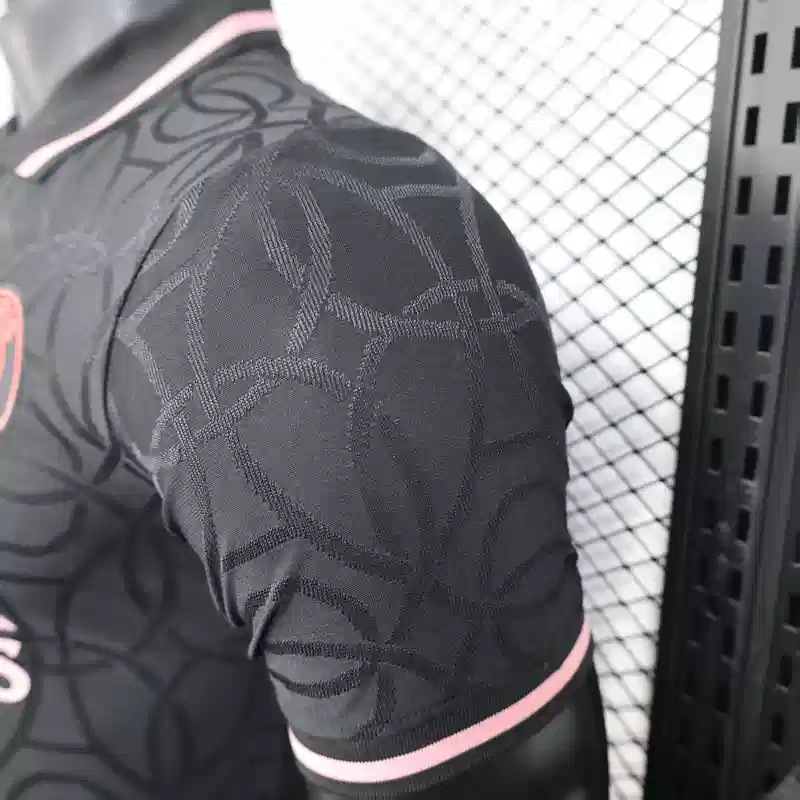 PSG Polo Black & pink Kit – Player Version - Image 4