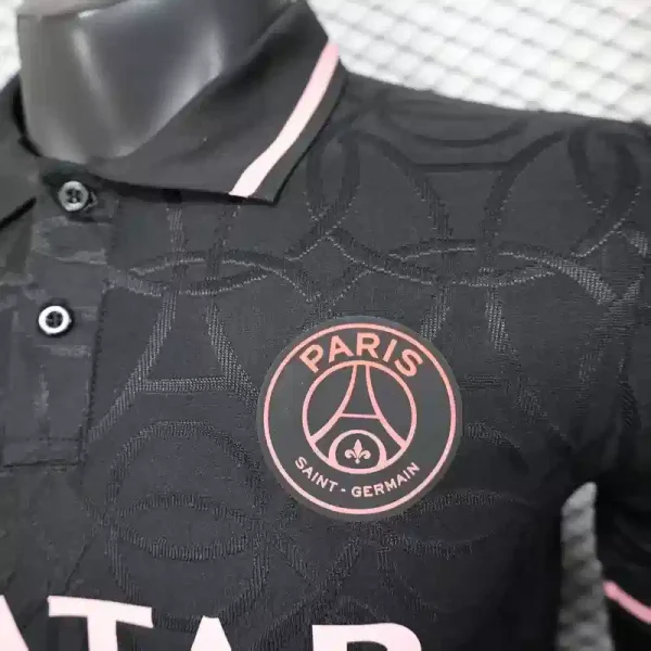 PSG Polo Black & pink Kit – Player Version - Image 7