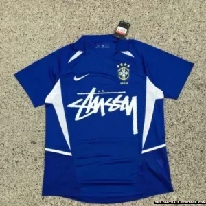 Brazil 2002 Away x Stüssy Shirt – Fan Version
