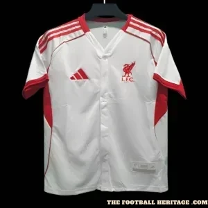 Liverpool Baseball White Jersey