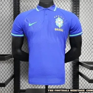 Brazil 2025/26 Blue Polo Home Kit