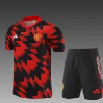 Manchester United 25/26 Black and Red Football Set