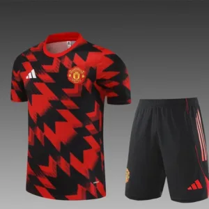 Manchester United 25/26 Black and Red Football Set