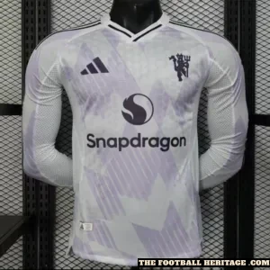 Man United 25/26 Away Kit Long Sleeve
